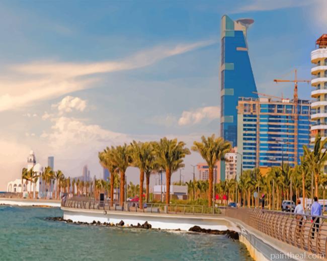 Jeddah Middle East Painting By Numbers Kits