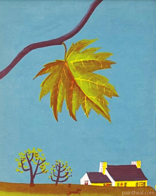 Maple Leaf Painting By Numbers Kits