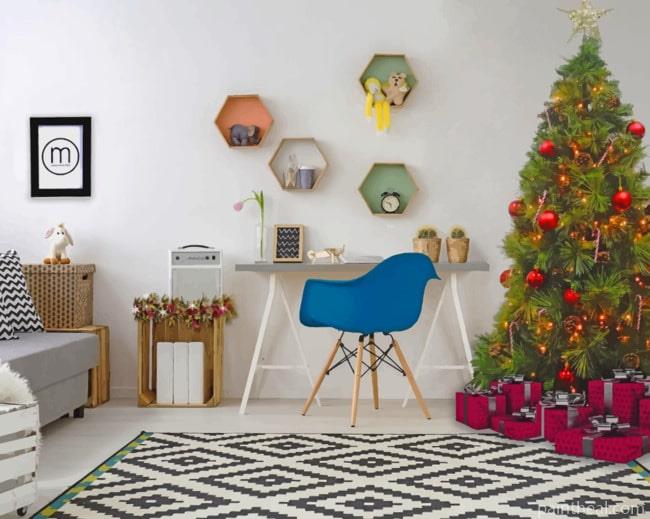 Christmas Tree In The Room Painting By Numbers Kits