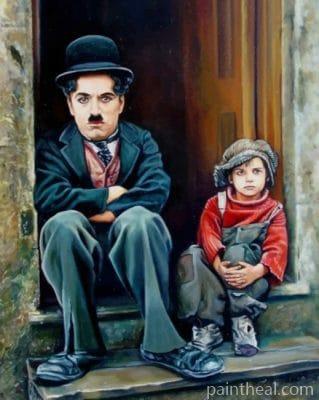 Charlie Chaplin Painting By Numbers Kits