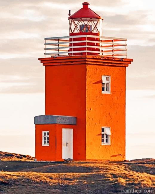 Lighthouse Building Architecture Painting By Numbers Kits