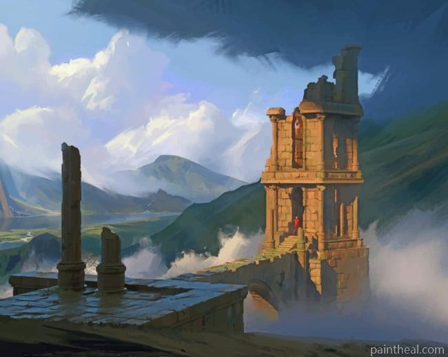Digital Landscape Artwork Painting By Numbers Kits