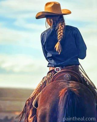 Cowgirl Painting By Numbers Kits