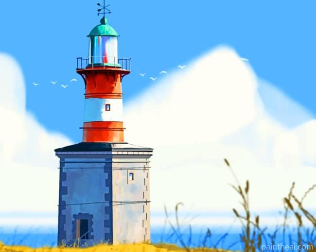 Lighthouse Architecture Painting By Numbers Kits