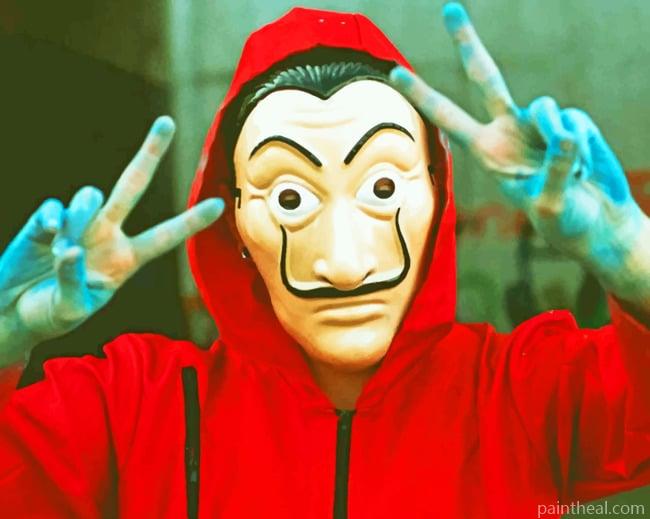 Money Heist Uniform Painting By Numbers Kits