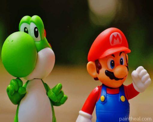 Mario And Yoshi Toys Painting By Numbers Kits