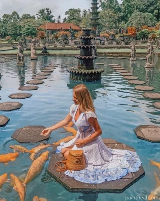 Tirta Gangga Indonesia Painting By Numbers Kits