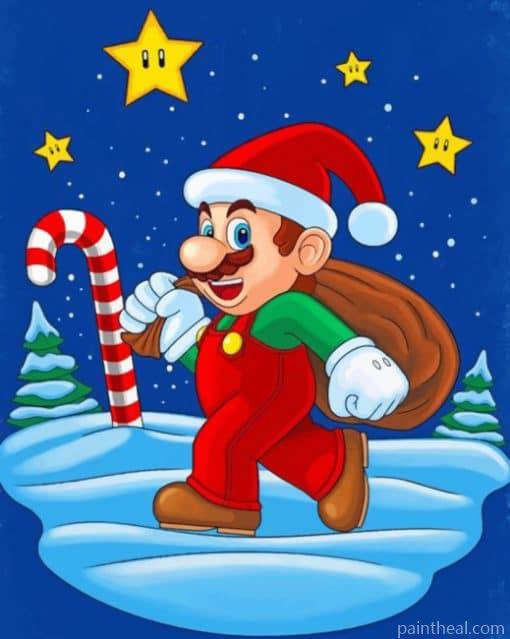 Santa Mario Painting By Numbers Kits