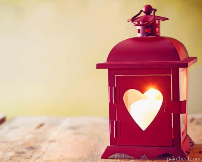 Lantern Flashlight Heart Painting By Numbers Kits