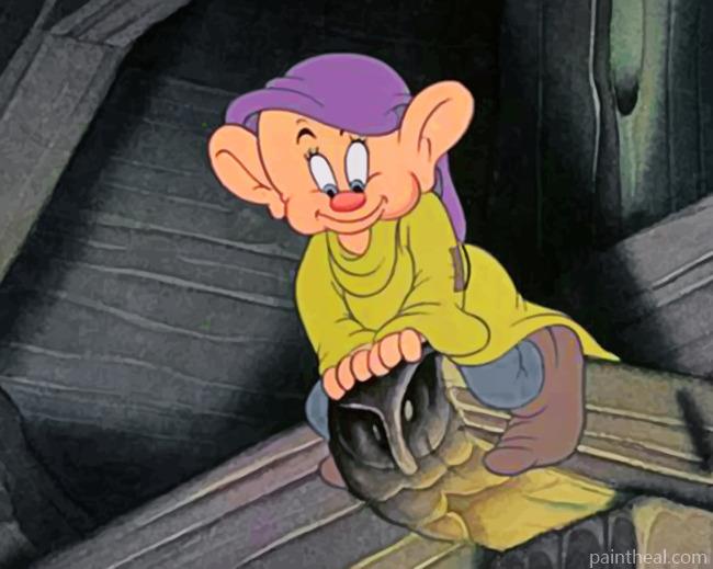 Gnome From Snow White Painting By Numbers Kits