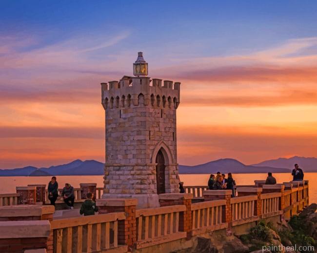 Tuscany Lighthouse Painting By Numbers Kits