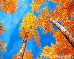 Blue Sky Autumn – 5D Diamond Painting Painting By Numbers Kits