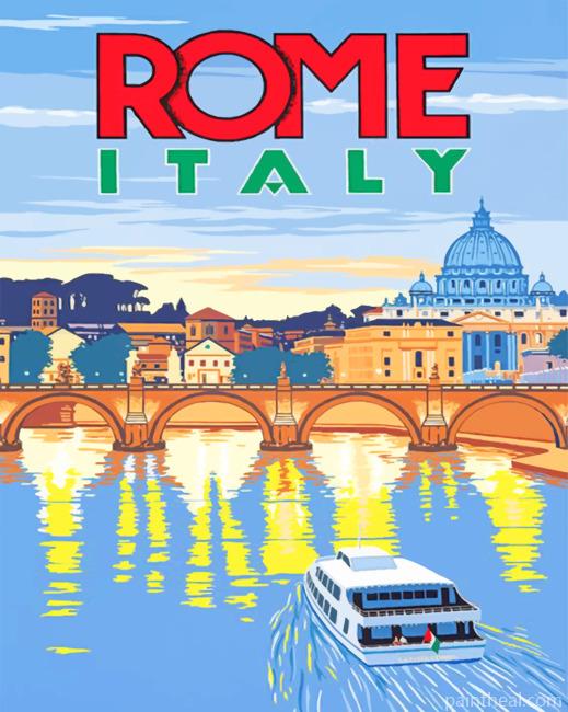 Rome Italy Painting By Numbers Kits