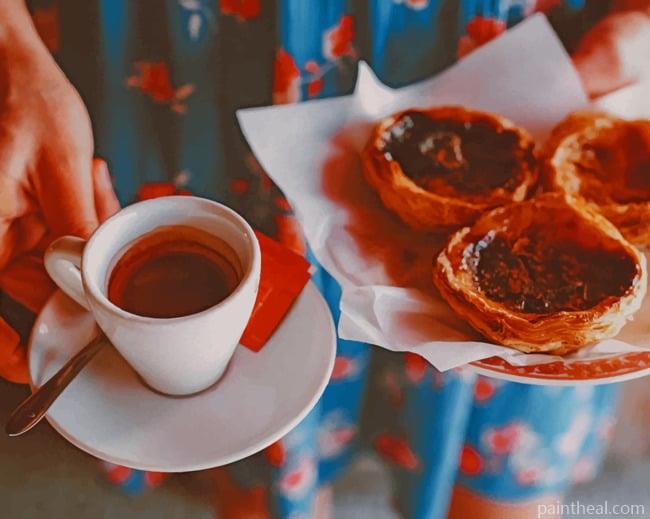 Coffee and Sweets Painting By Numbers Kits