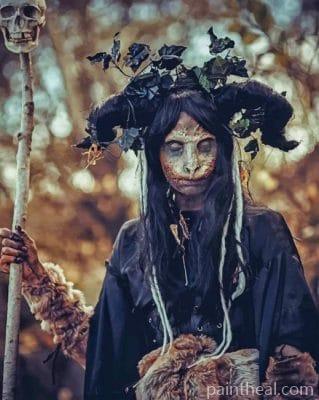Scary Halloween Look – 5D Diamond Painting Painting By Numbers Kits