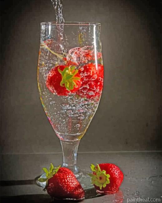 Strawberries – 5D Diamond Painting Painting By Numbers Kits