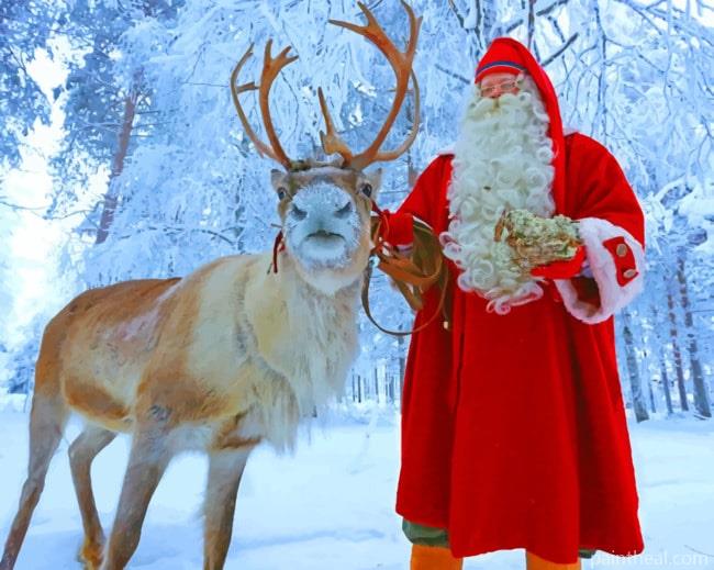 Reindeer And Noel Painting By Numbers Kits