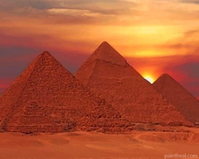 Pyramids Egypt Painting By Numbers Kits