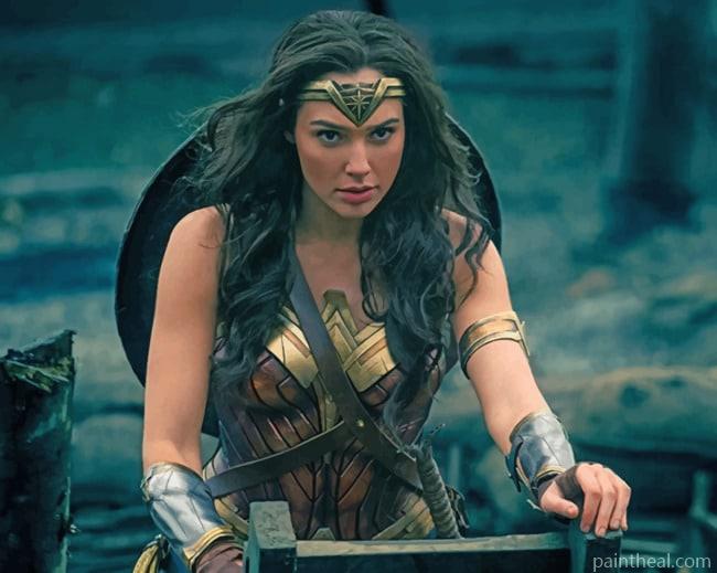 Amazing Wonder Woman Painting By Numbers Kits