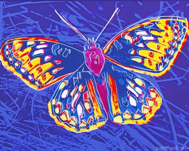 Andy Warhol Butterfly Painting By Numbers Kits