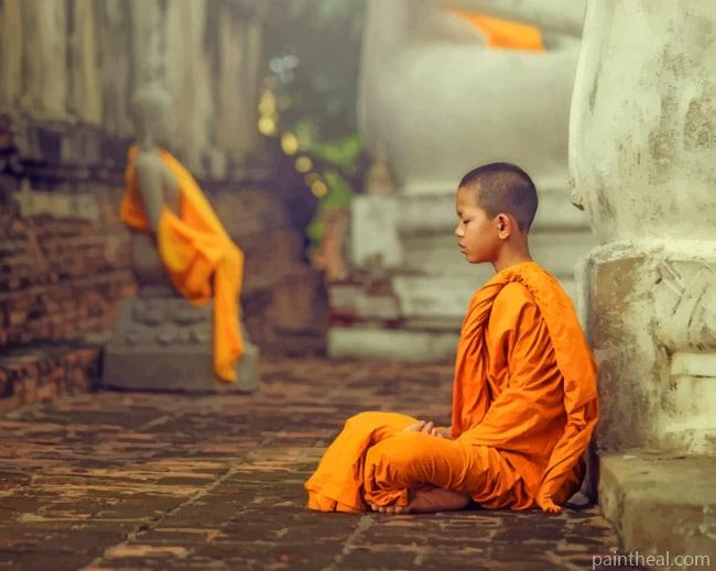 Buddhist Child Painting By Numbers Kits