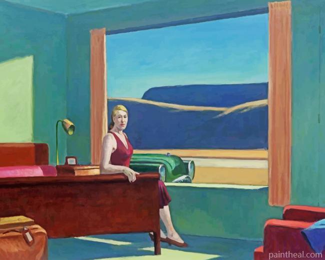Western Motel Painting By Numbers Kits
