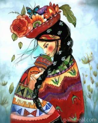 Mom And Daughter Painting By Numbers Kits