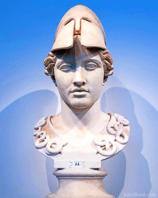 Head Of Athena In The Velletri Painting By Numbers Kits