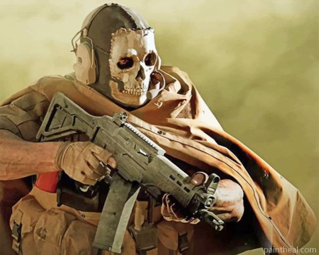 Fighter Ghost Warzone Painting By Numbers Kits