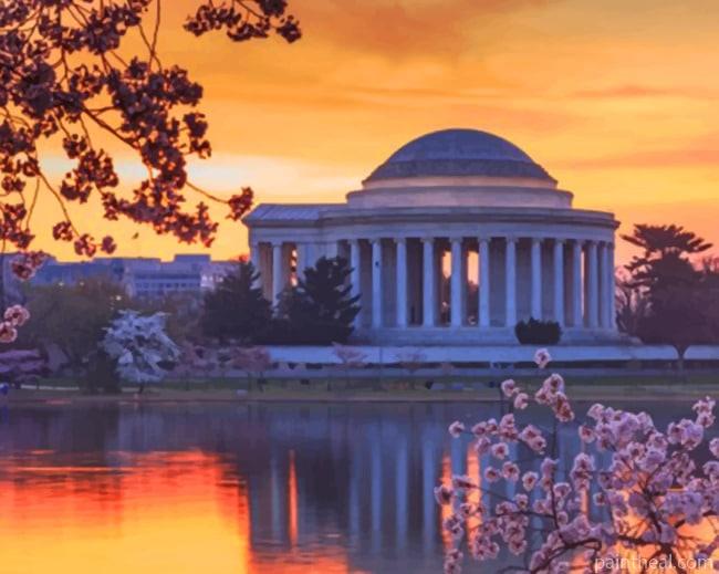 Thomas Jefferson Memorial Painting By Numbers Kits