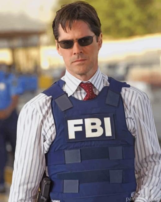 Aaron Hotchner Criminal Minds – 5D Diamond Paintings Painting By Numbers Kits
