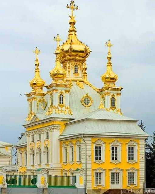 Peterhof Palace – Landmarks 5D Diamond Painting Painting By Numbers Kits
