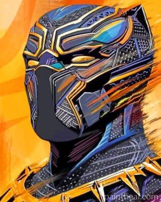 Aesthetic Black Panther Painting By Numbers Kits