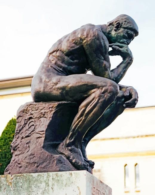 Rodin Art In France Streets Painting By Numbers Kits
