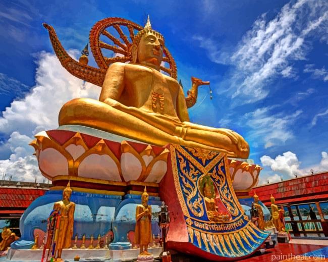 Buddha Koh Samui Painting By Numbers Kits