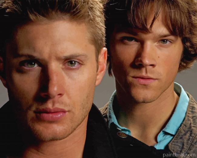 Supernatural Tv Show Painting By Numbers Kits