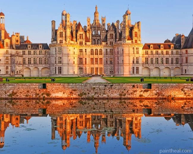 The Castle Of Chambord Painting By Numbers Kits