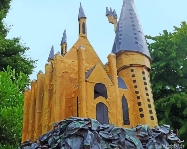Homemade Hogwarts Castle Painting By Numbers Kits