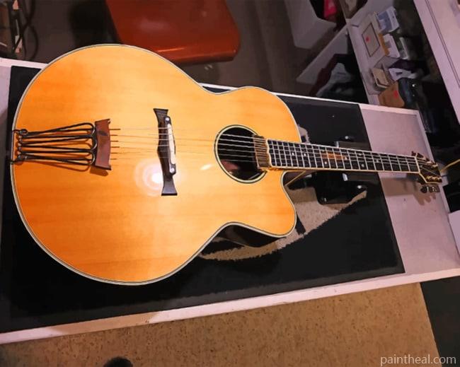 Acoustic Takamine Guitar Painting By Numbers Kits