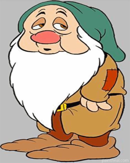 Dwarf From Snow White Painting By Numbers Kits
