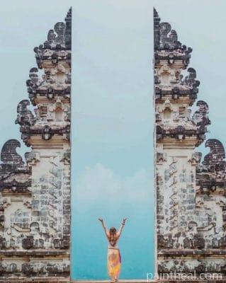 Yoga Penataran Lempuyang Bali Painting By Numbers Kits