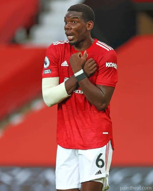Paul Pogba Painting By Numbers Kits
