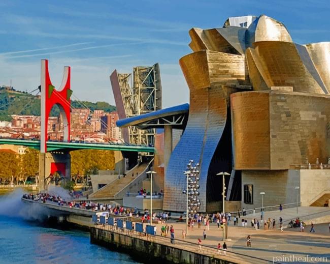 Guggenheim Museum Bilbao Painting By Numbers Kits