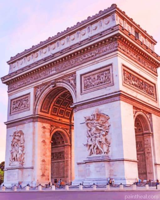 Arc De Triomphe – Landmark 5D Diamond Painting Painting By Numbers Kits