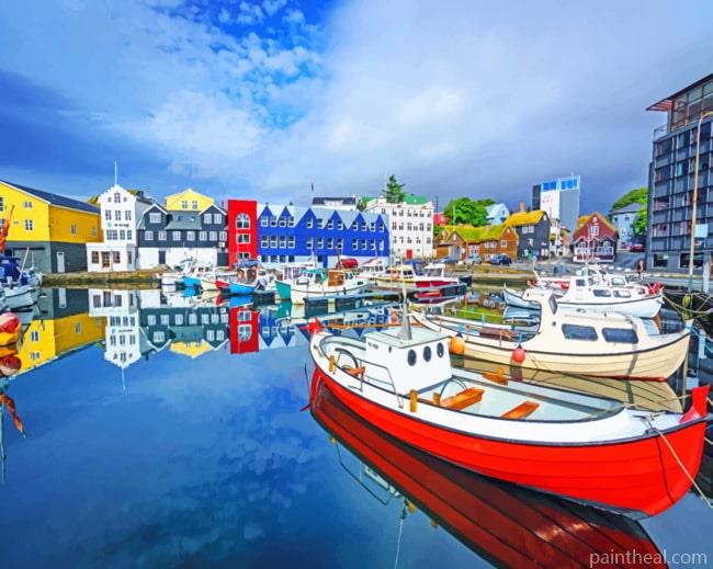 Denmark Marina Painting By Numbers Kits