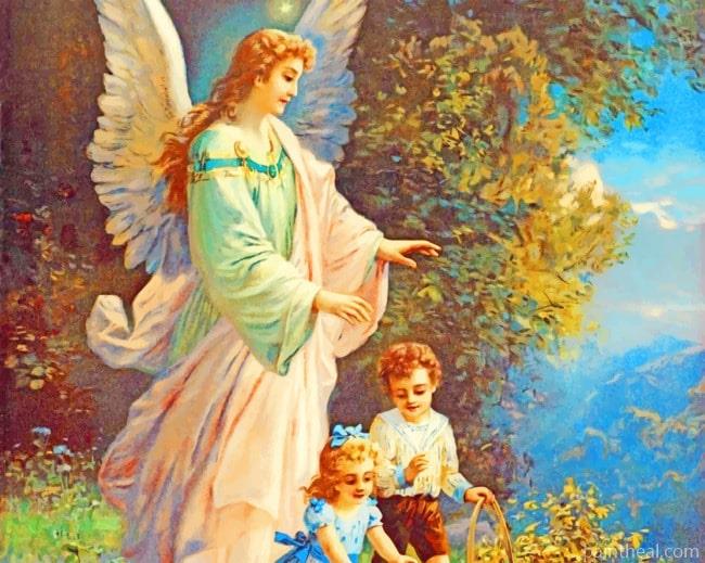 Guardian Angel Painting By Numbers Kits