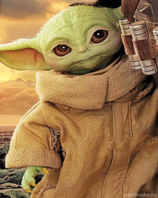 Baby Yoda Painting By Numbers Kits