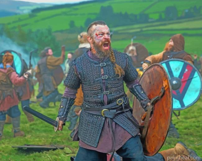 Ragnar In A Battle Painting By Numbers Kits