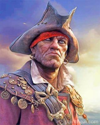 Scary Pirate – 5D Diamond Painting Painting By Numbers Kits
