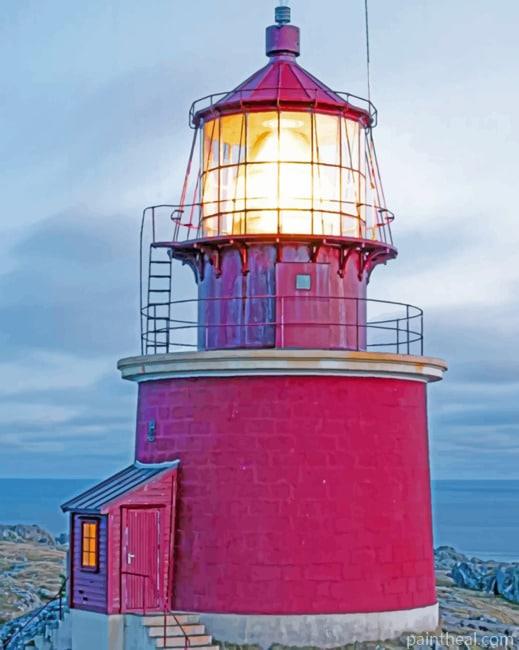 Lighthouse Building Painting By Numbers Kits